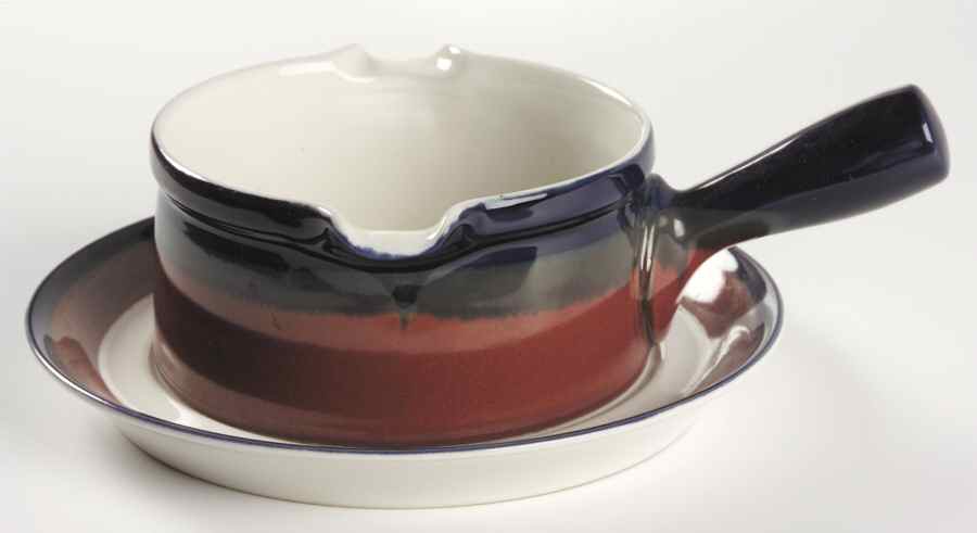 Fire Song Gravy Boat & Underplate by Mikasa-1