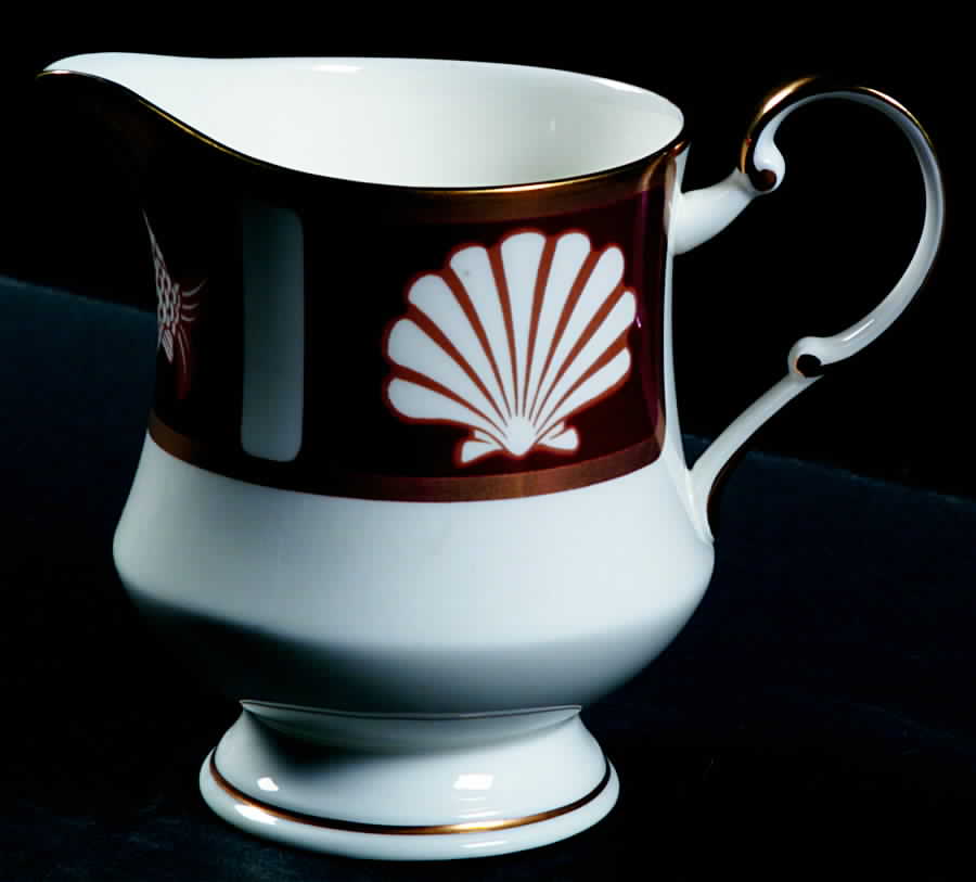 Fish and Shell Persian Red Creamer by Mikasa-1