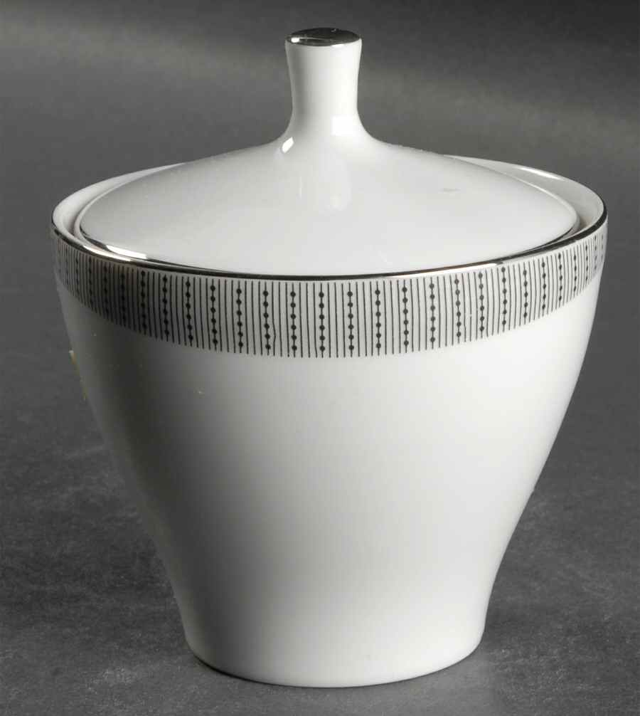 Flair Sugar Bowl & Lid by Mikasa-1