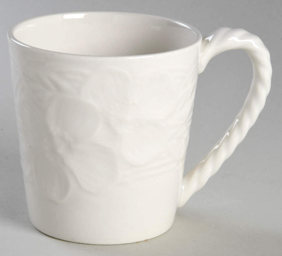 Flower Basket White Mug by Mikasa-1