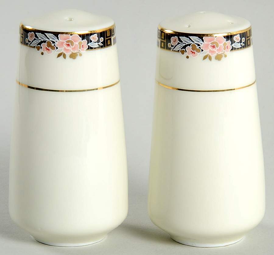 Florisse Black Salt & Pepper Set by Mikasa-1