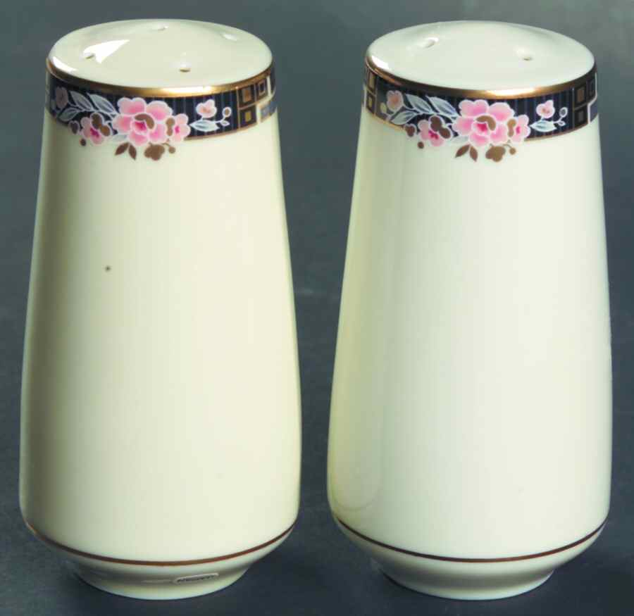 Florisse Black Salt & Pepper Set by Mikasa-1