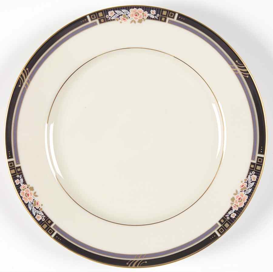 Florisse Black Bread & Butter Plate by Mikasa-1
