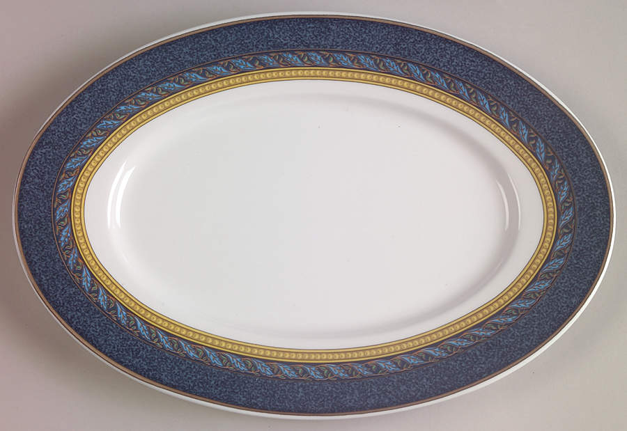 Florentine Blue Relish/Butter Tray by Mikasa-1