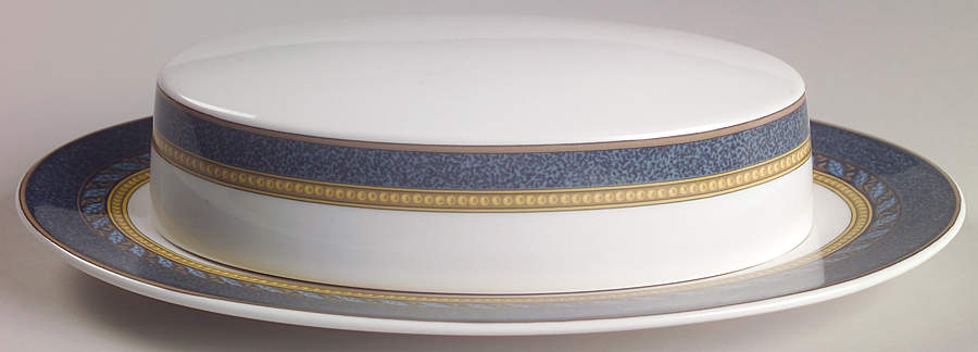 Florentine Blue 1/4 Lb Covered Butter by Mikasa-1