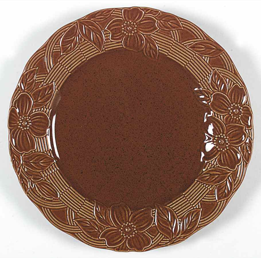 Flower Basket Terra Cotta 12" Chop Plate (Round Platter) by Mikasa-1