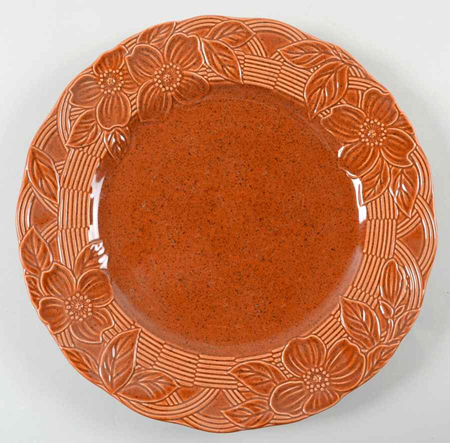Flower Basket Terra Cotta 12" Chop Plate (Round Platter) by Mikasa-1