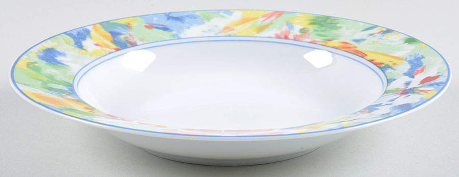Fleur De Amour Rim Soup Bowl by Mikasa-1