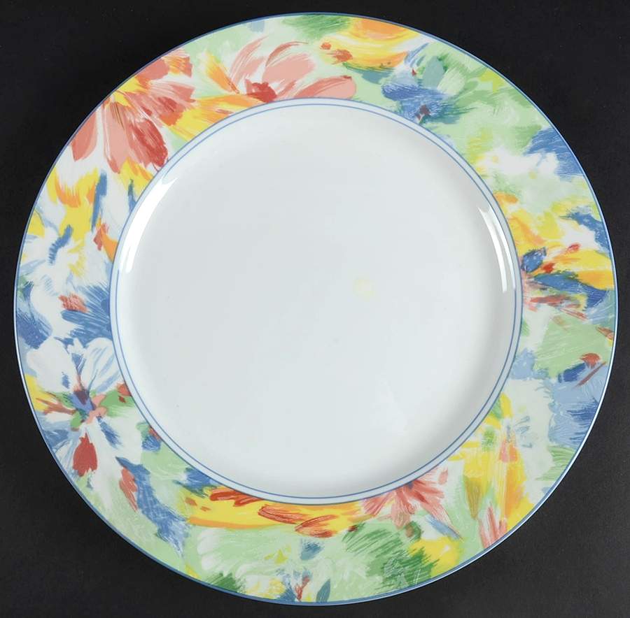 Fleur De Amour 12" Chop Plate (Round Platter) by Mikasa-1