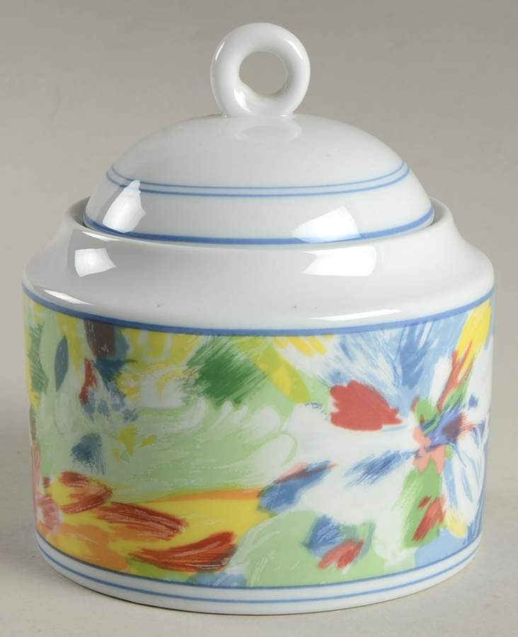 Fleur De Amour Sugar Bowl & Lid by Mikasa-1