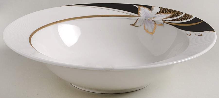 Fleur De Lis 10" Round Vegetable Bowl by Mikasa-1