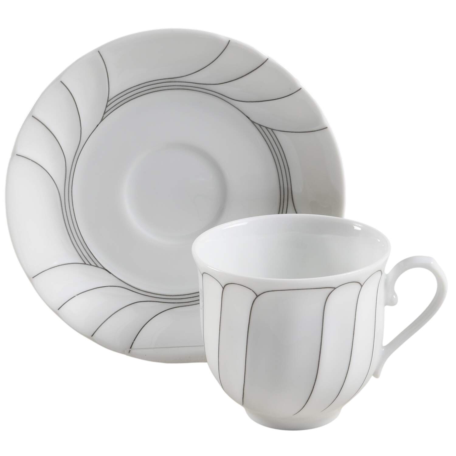 Fleetwood Flat Cup & Saucer Set by Mikasa-1