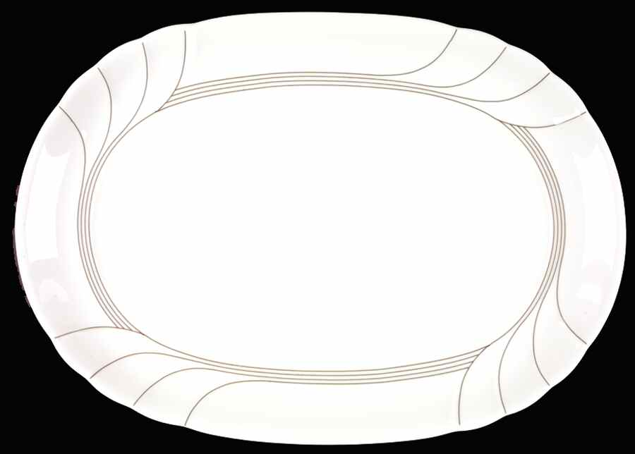 Fleetwood 14" Oval Serving Platter by Mikasa-1