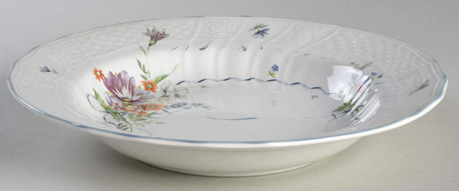 Fleurette Large Rim Soup Bowl by Mikasa-1