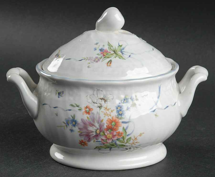 Fleurette Sugar Bowl & Lid by Mikasa-1