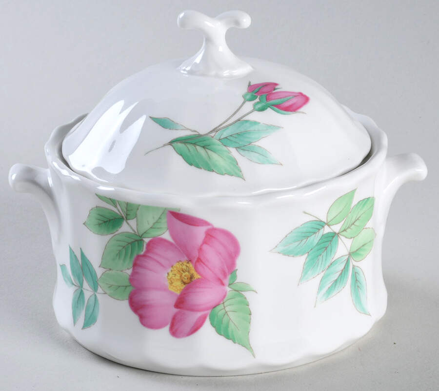 Fleuriste Sugar Bowl & Lid by Mikasa-1