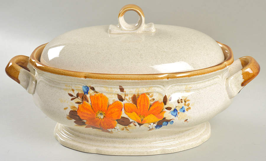 Flower Fest 2.5 Quart Oval Covered Casserole by Mikasa-1