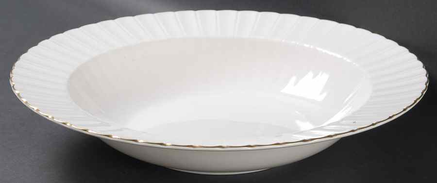 Fluted Gold 10" Round Vegetable Bowl by Mikasa-1