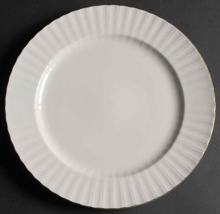 Fluted Gold 12" Chop Plate (Round Platter) by Mikasa-1