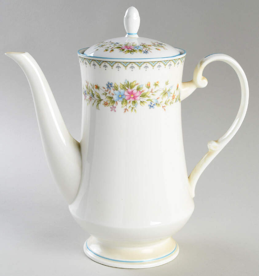 Flower Mist Coffee Pot & Lid by Mikasa-1