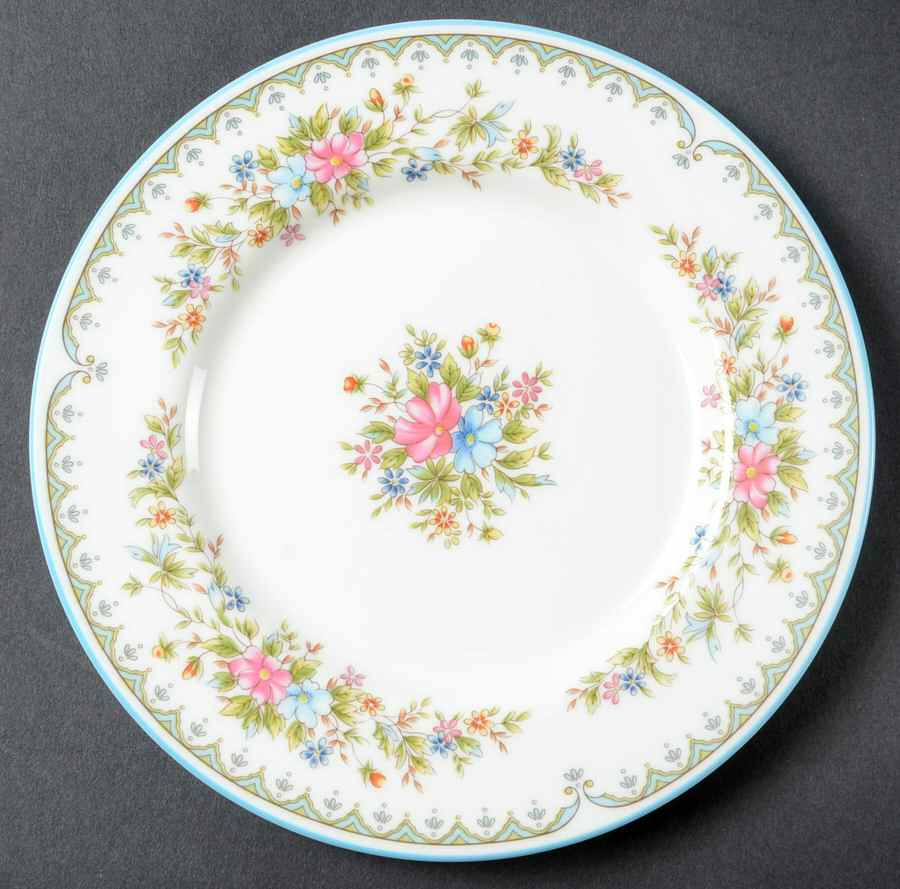 Flower Mist Bread & Butter Plate by Mikasa-1