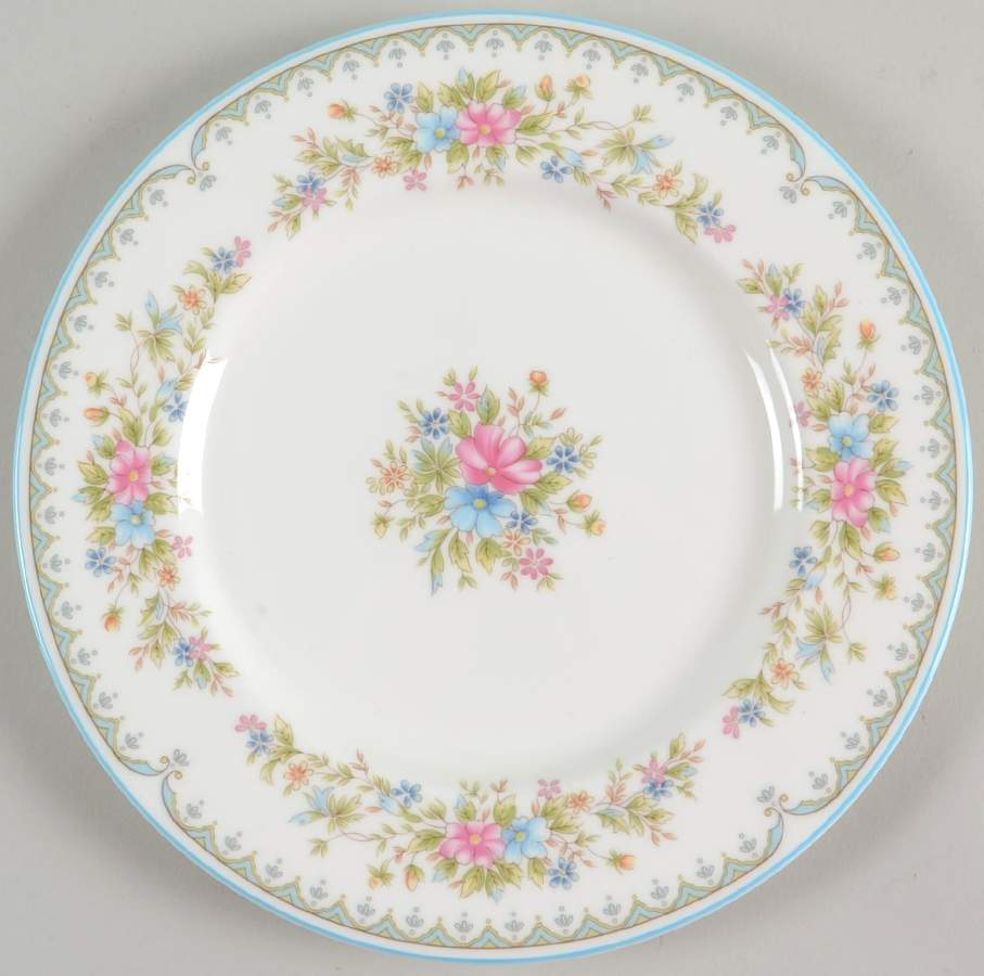 Flower Mist Salad Plate by Mikasa-1