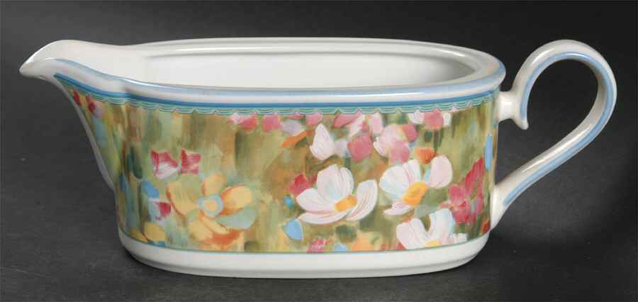 Floral Meadow Gravy Boat by Mikasa-1