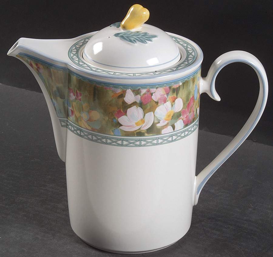 Floral Meadow Coffee Pot & Lid by Mikasa-1