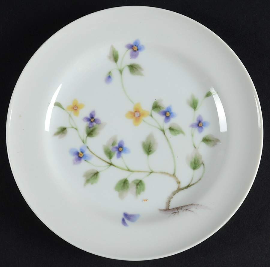 Flower of The Month Bread & Butter Plate by Mikasa-1