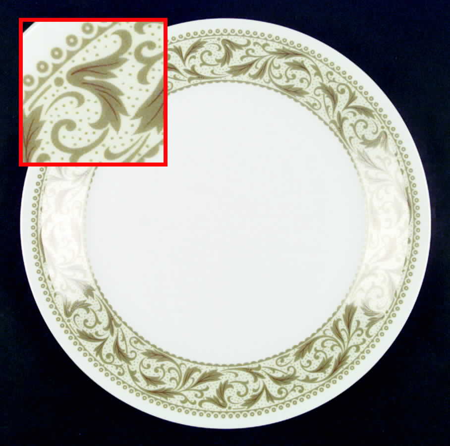 Florentine Green Dinner Plate by Mikasa-1