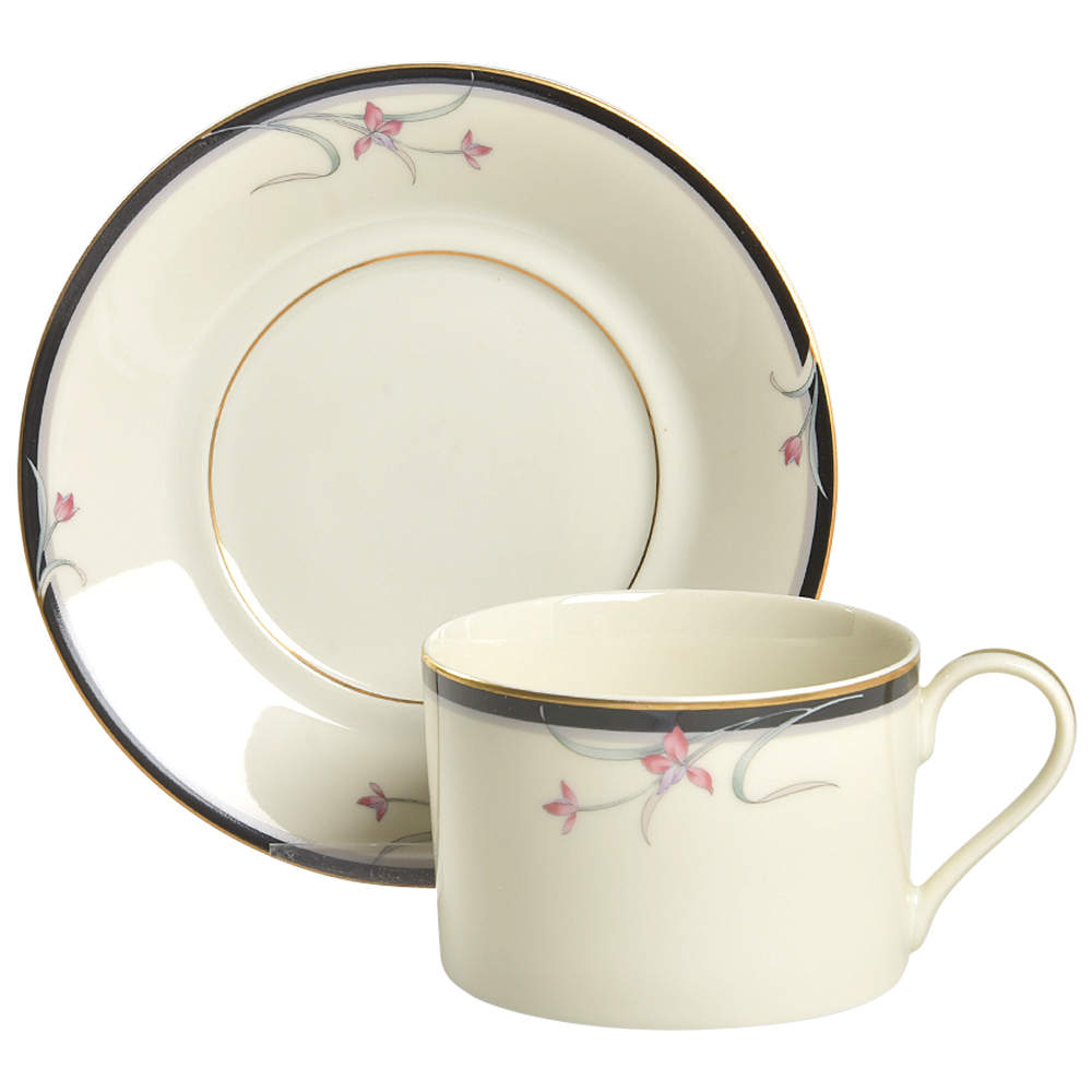 Floradora Flat Cup & Saucer Set by Mikasa-1