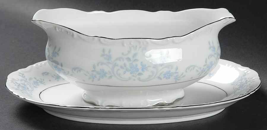 Florentine Gravy Boat & Underplate by Mikasa-1