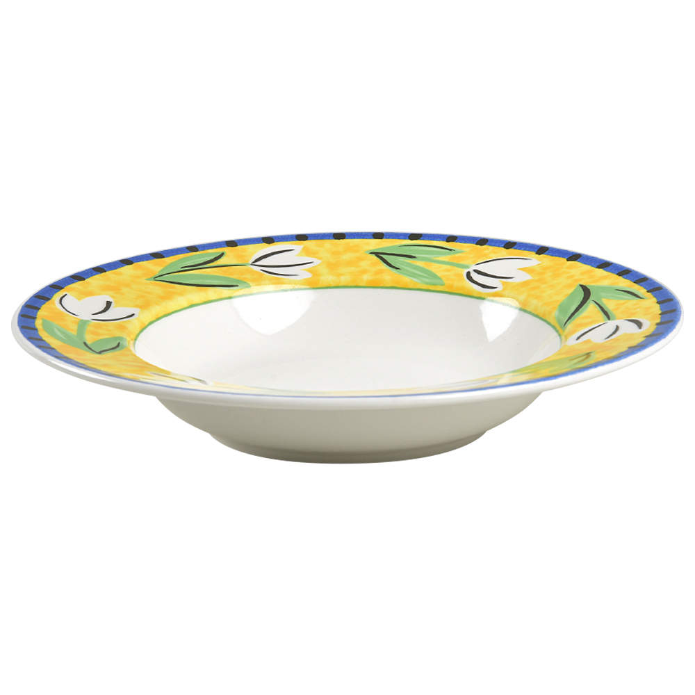 Flower Fest Large Rim Soup Bowl by Mikasa-1