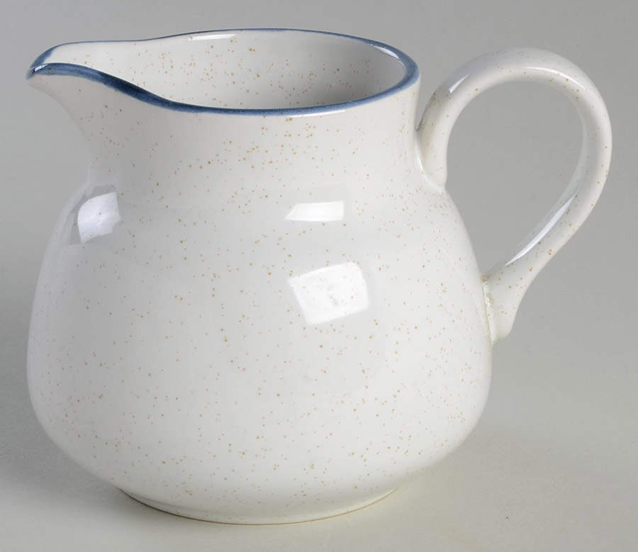 Flowers of Spring Blue Creamer by Mikasa-1