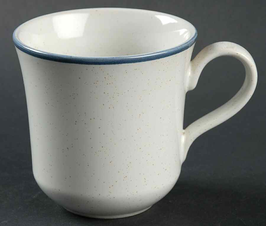 Flowers of Spring Blue Flat Cup by Mikasa-1