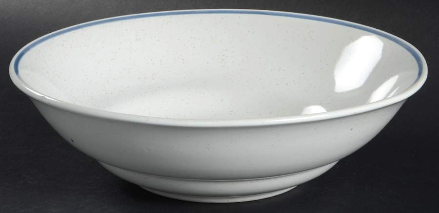 Flowers of Spring Blue 9" Round Vegetable Bowl by Mikasa-1