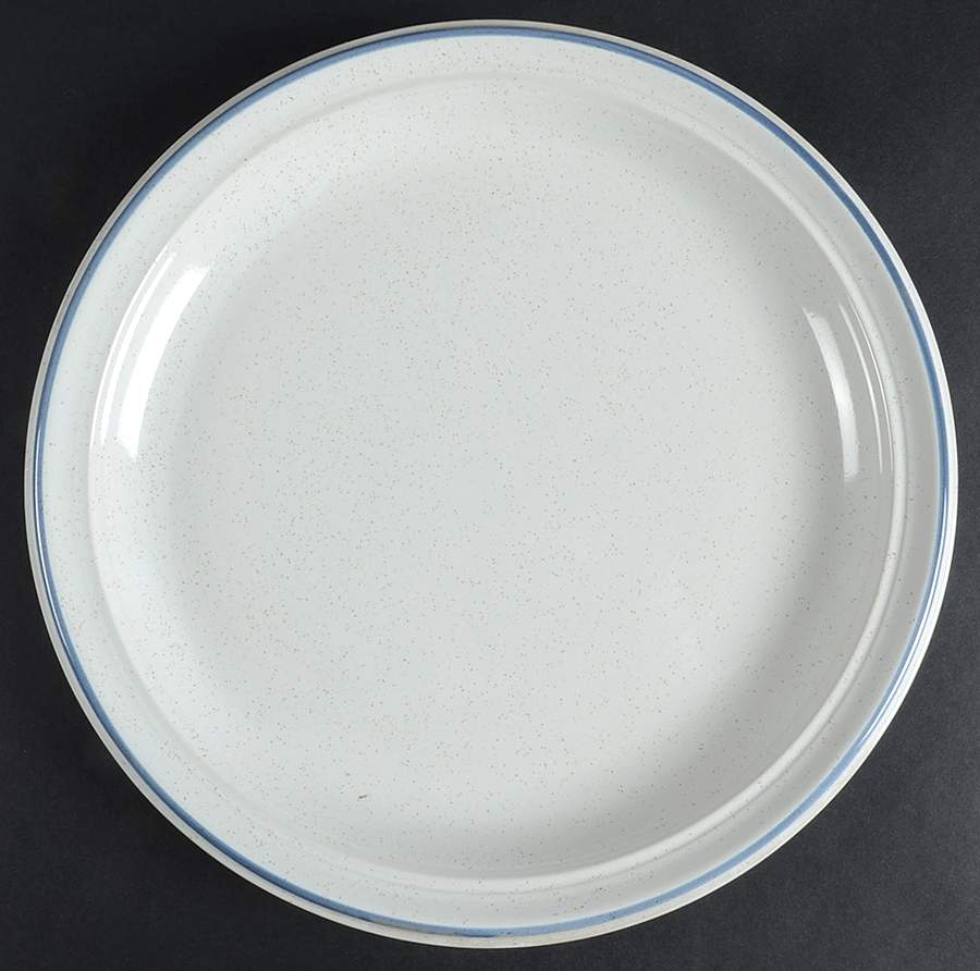 Flowers of Spring Blue 12" Chop Plate (Round Platter) by Mikasa-1