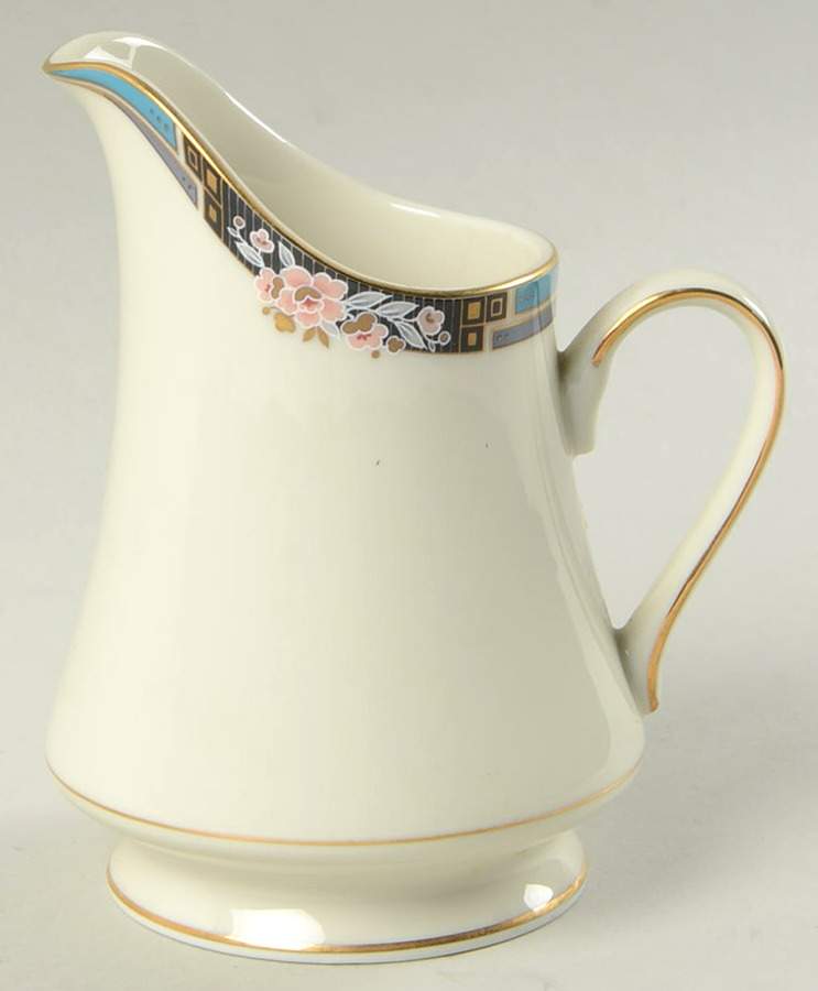Florisse Turquoise Creamer by Mikasa-1