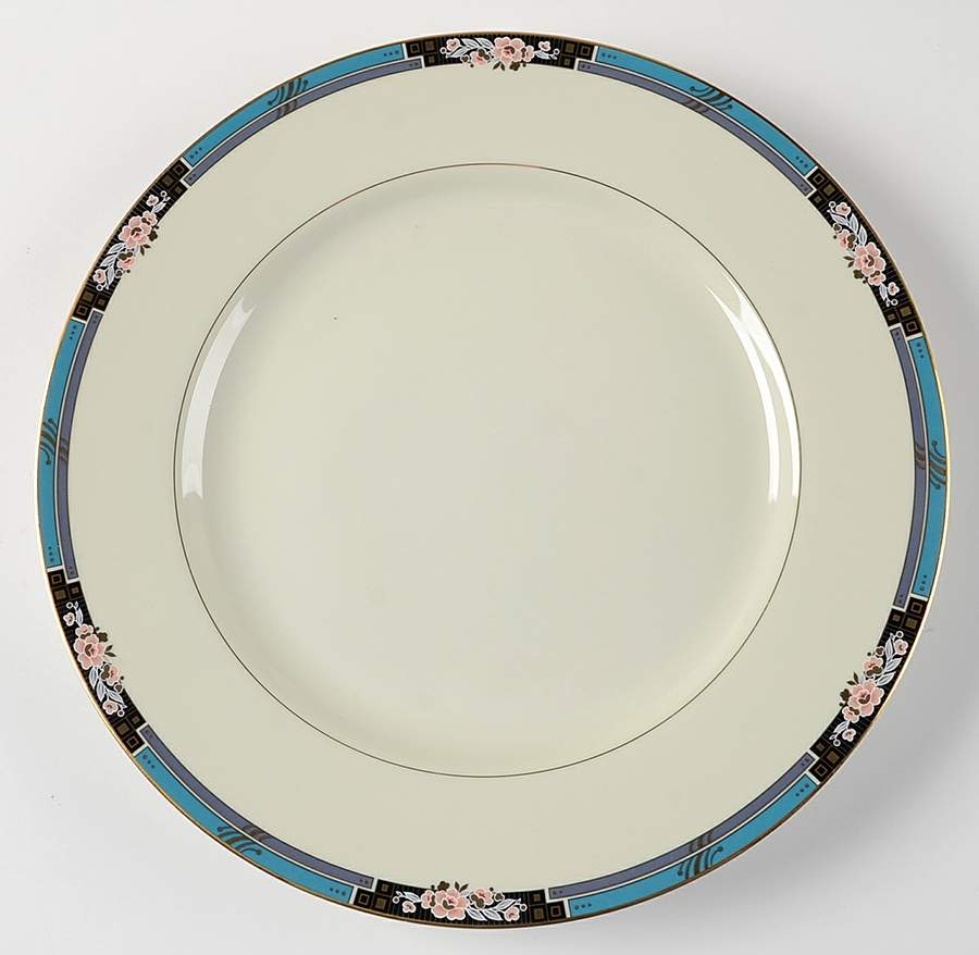 Florisse Turquoise 12" Chop Plate (Round Platter) by Mikasa-1