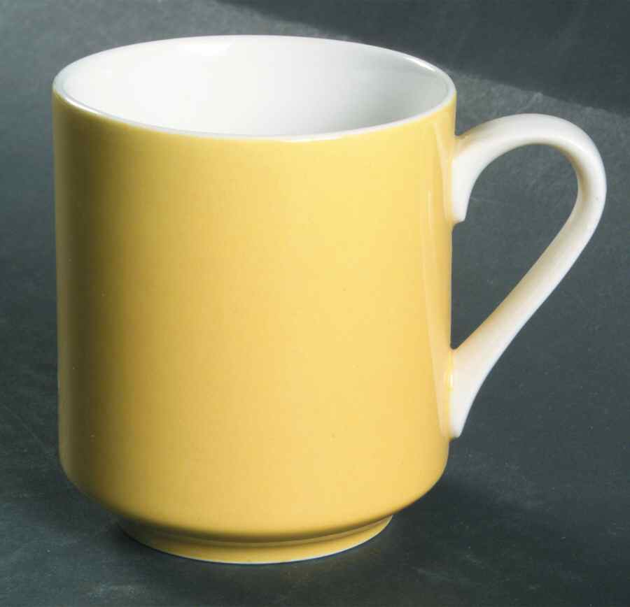 Focus Yellow Flat Cup by Mikasa-1