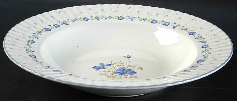 Forget Me Not Large Rim Soup Bowl by Mikasa-1