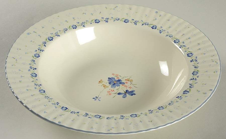 Forget Me Not 11" Round Vegetable Bowl by Mikasa-1