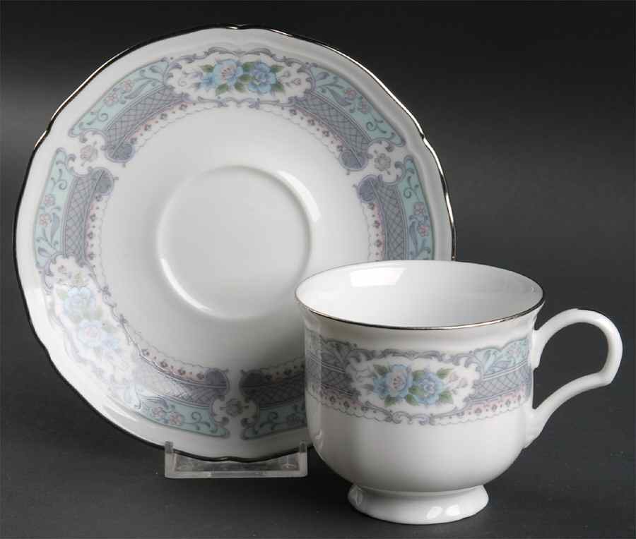 Fontainbleu Footed Cup & Saucer Set by Mikasa-1