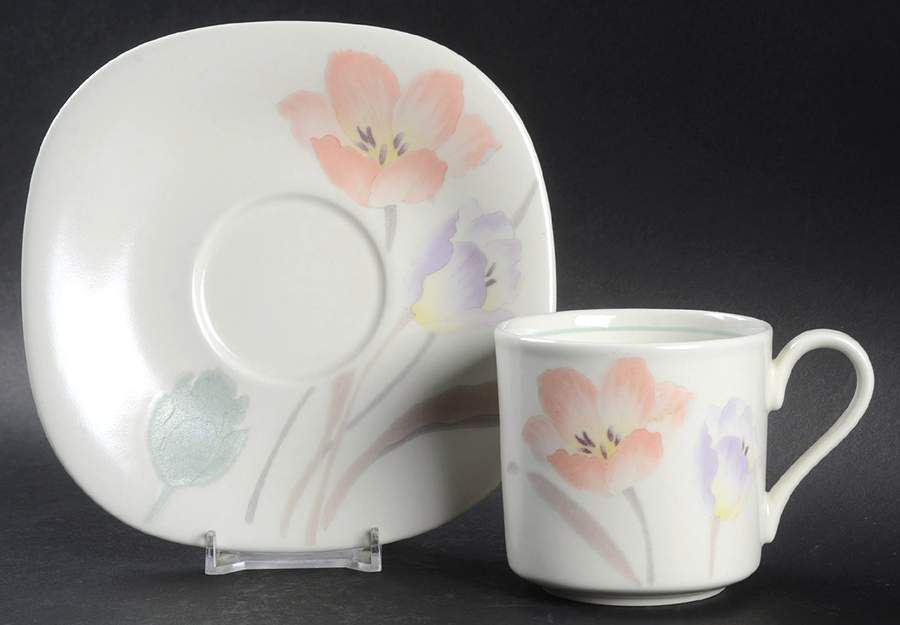 Footloose Flat Cup & Saucer Set by Mikasa-1