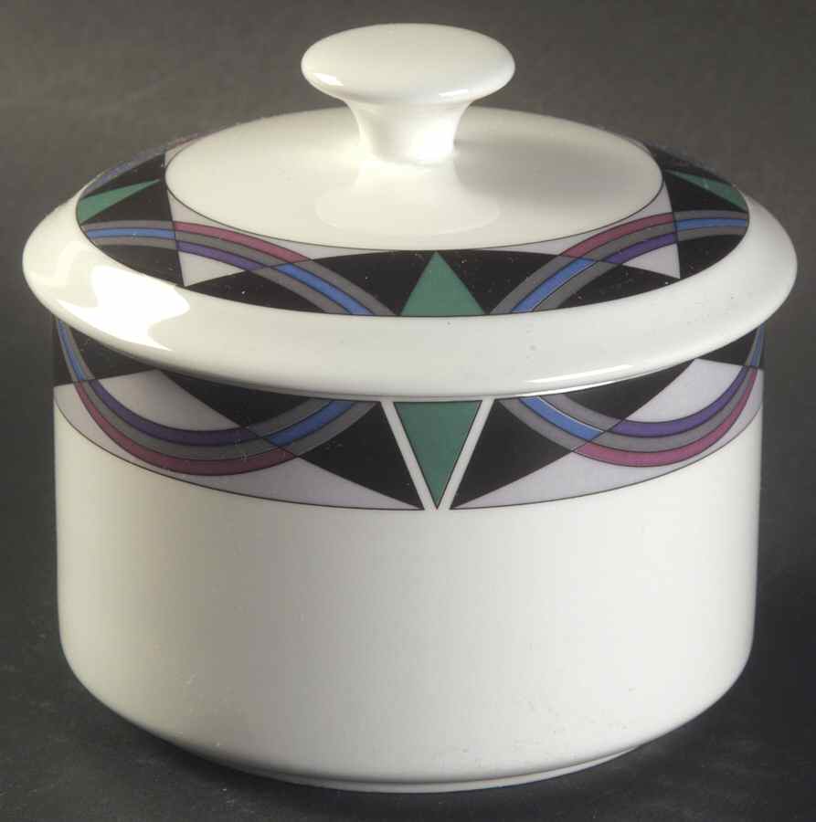 Forecast Sugar Bowl & Lid by Mikasa-1