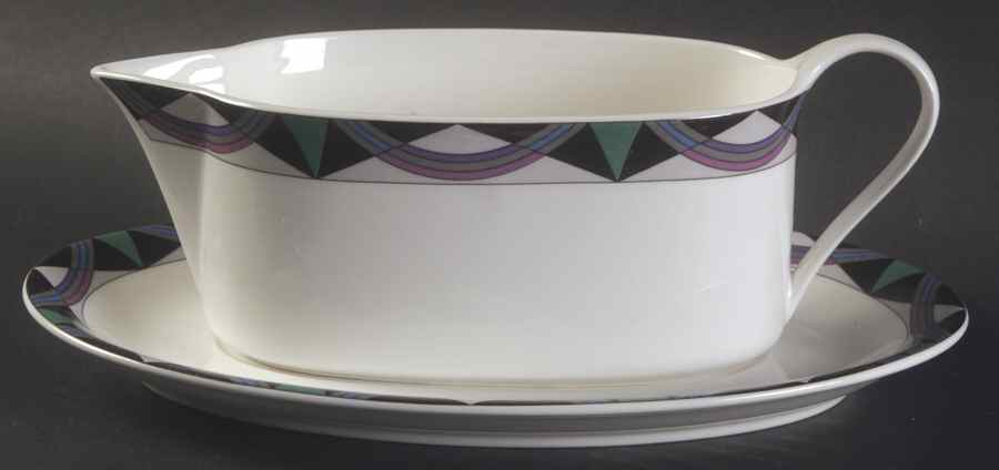 Forecast Gravy Boat & Underplate by Mikasa-1