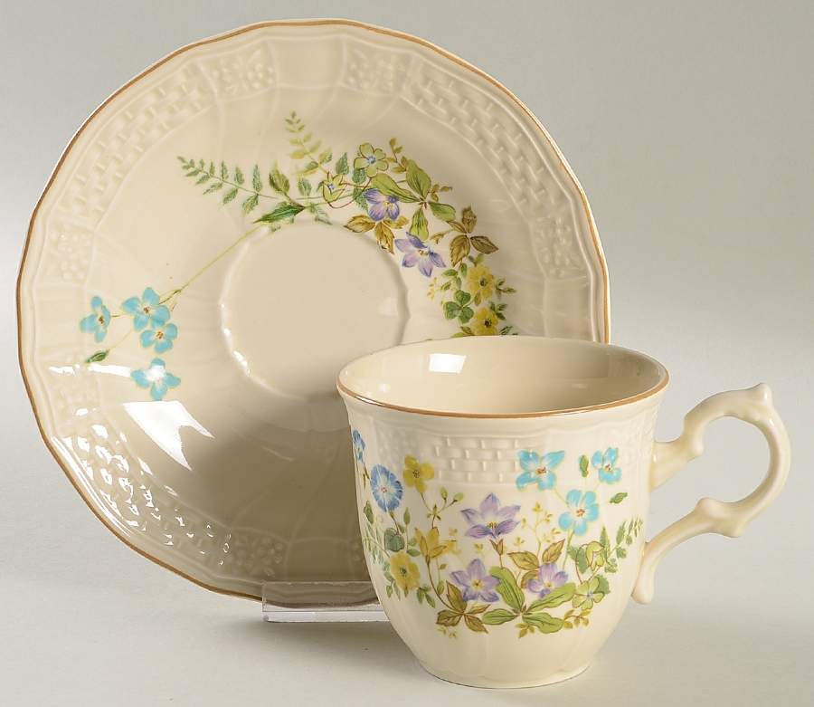 Forest Flat Cup & Saucer Set by Mikasa-1