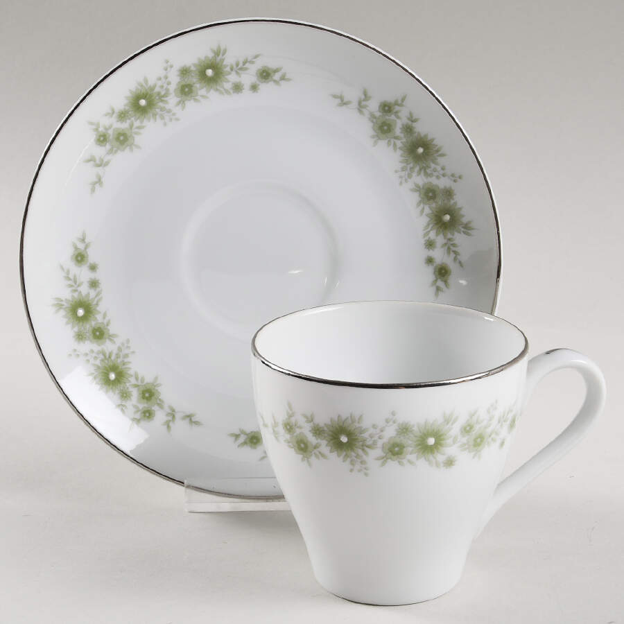 Fragrance Flat Cup & Saucer Set by Mikasa-1
