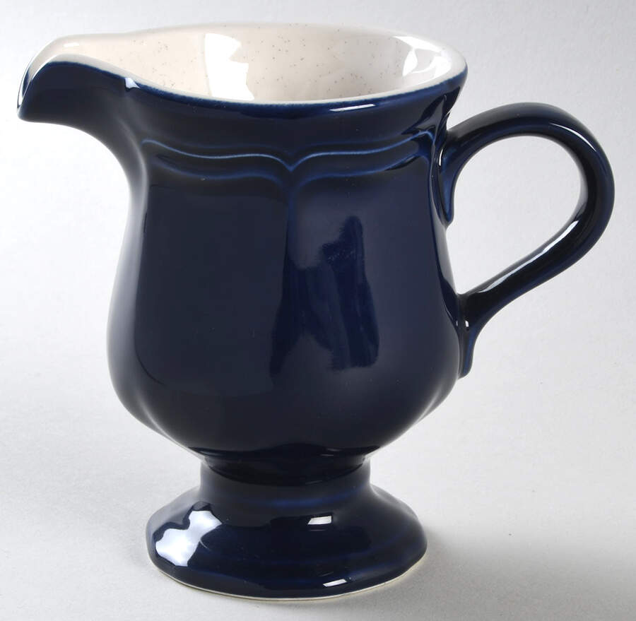 French Blue Creamer by Mikasa-1