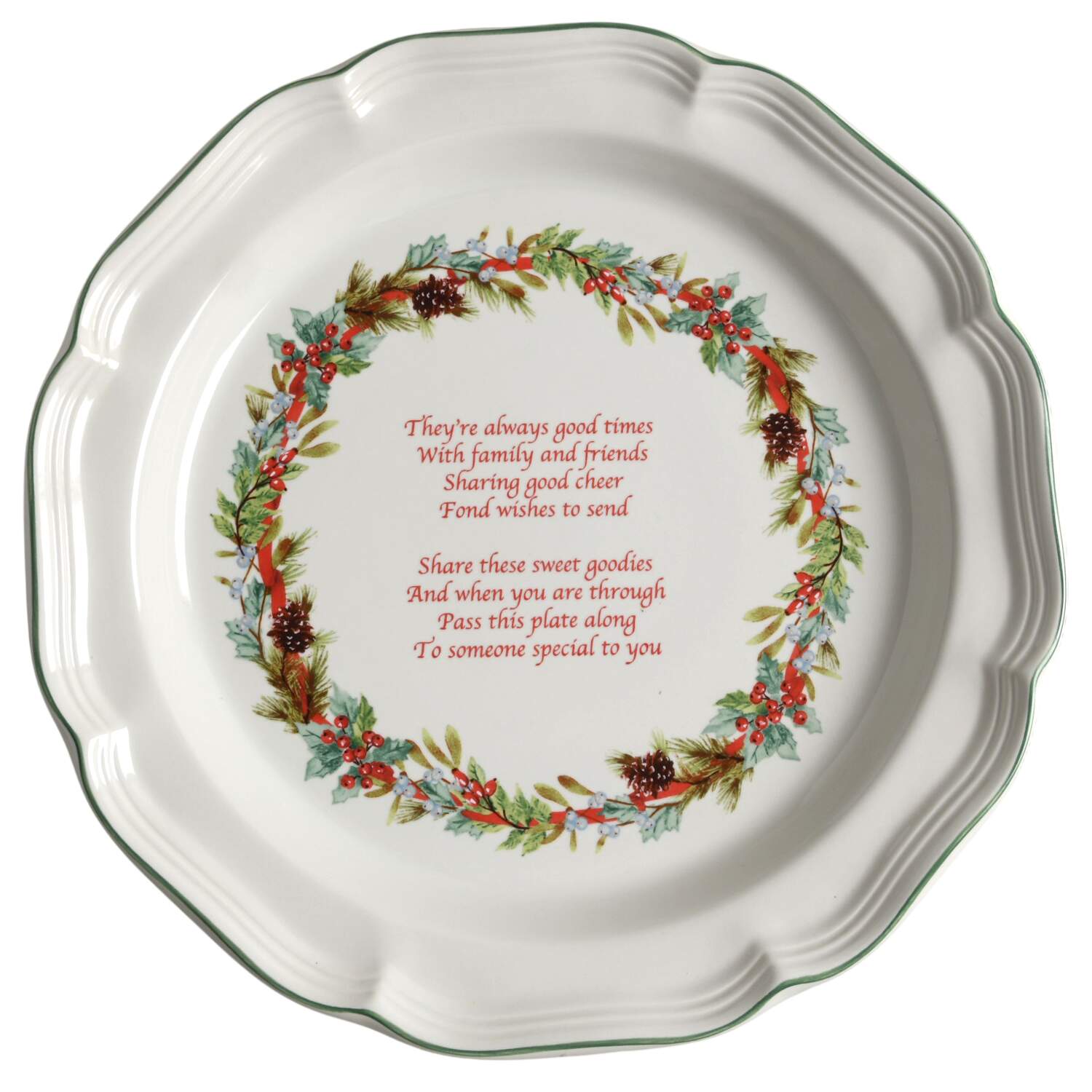 French Countryside 12" Chop Plate (Round Platter) by Mikasa-1